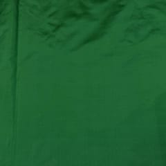 Dark Green Colour Pure Satin Silk Fabric