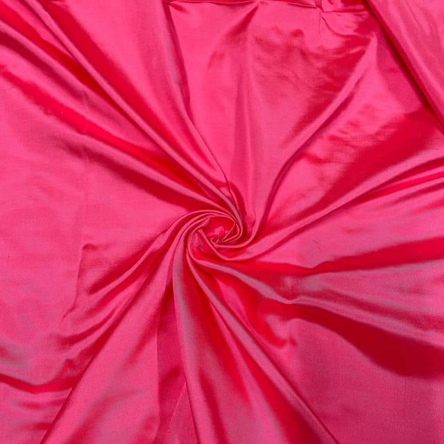 Pink Colour Pure Satin Silk Fabric