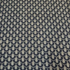 Gold Colour Net Embroidered Fabric