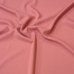 Dusty Pink Colour Moss Crepe Fabric (N719)