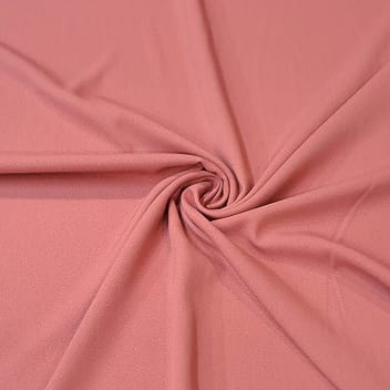Dusty Pink Colour Moss Crepe Fabric (N719)