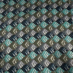 Multi Colour Muslin Printed Fabric