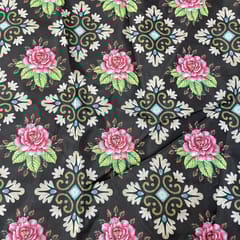 Multi Colour Organza Printed Fabric