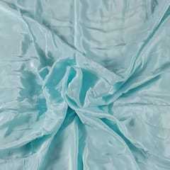 Sky Blue Colour Crepe Fabric (N71LL)