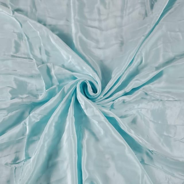 Sky Blue Colour Crepe Fabric (N71LL)