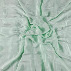 Sea Green Colour Crepe Fabric (N226L)