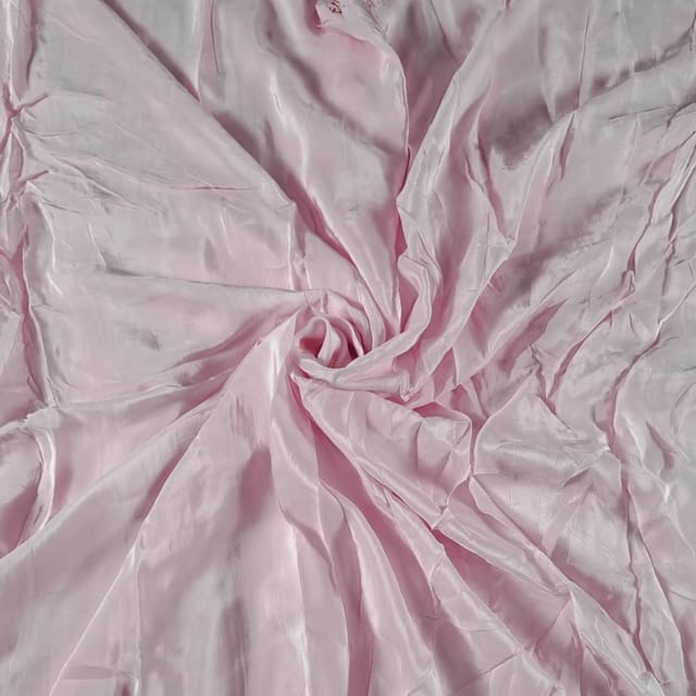 Baby Pink Colour Crepe Fabric (N215)