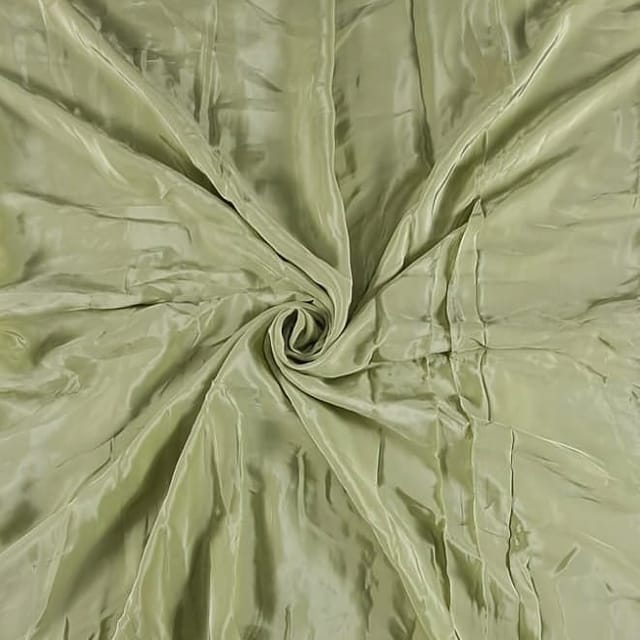 Pista Green Colour Crepe Fabric