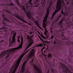 Purple Colour Crepe Fabric