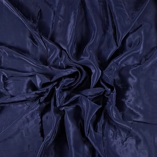 Navy Blue Colour Crepe Fabric (N90D)