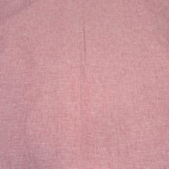 Rose Pink Colour Cotton Linen Fabric