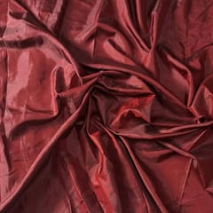 Maroon Colour Poly Silk Fabric (N27)