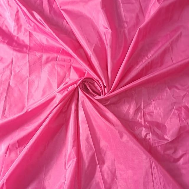 Baby Pink Colour Poly Silk Fabric (N246)