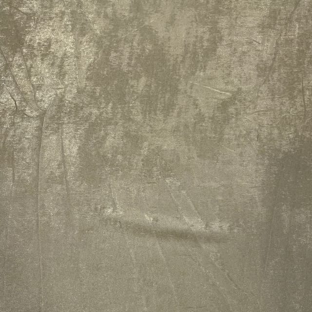Light Gold Colour Sandwash Foil Fabric