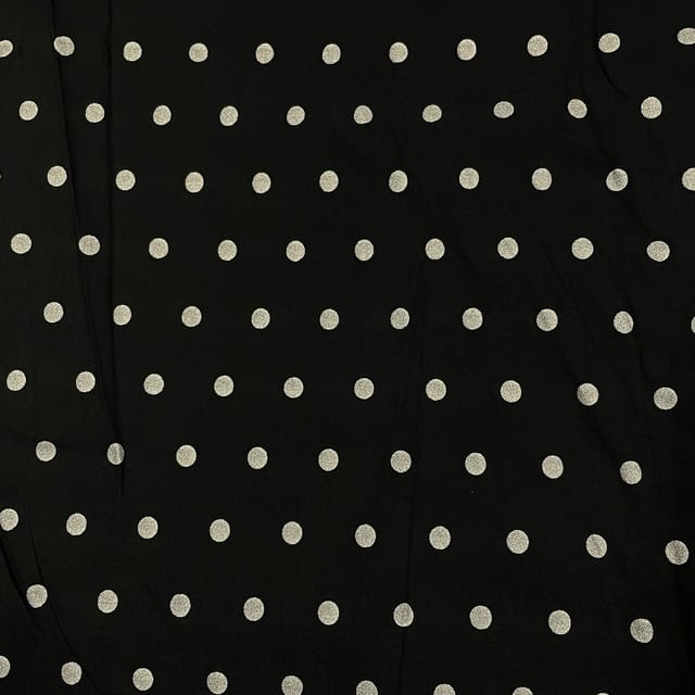 Black Colour Cotton Lycra Fabric