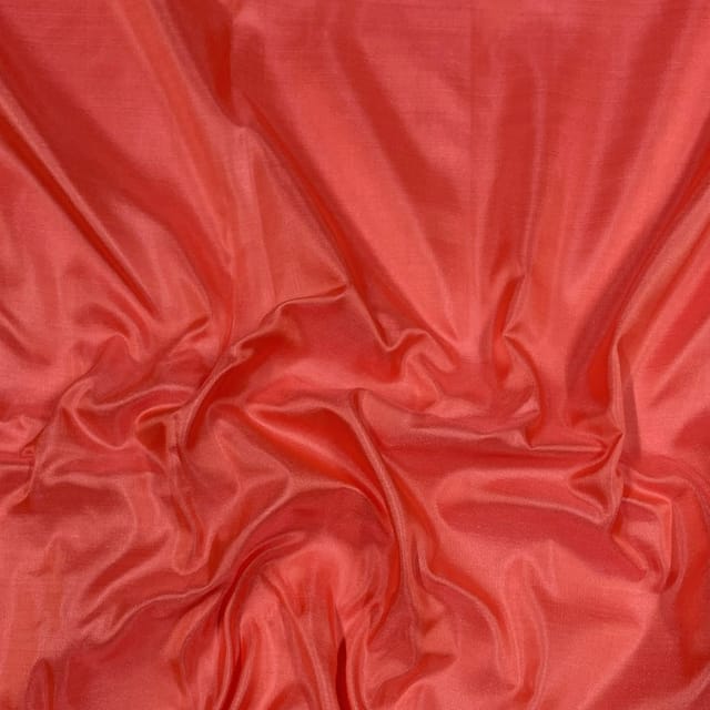 Peach Colour Pure Silk Fabric