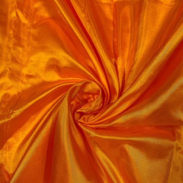Dark Yellow Colour Pure Silk Fabric