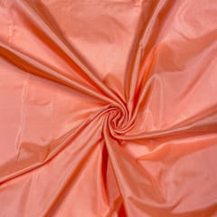 Peach Colour Pure Silk Fabric