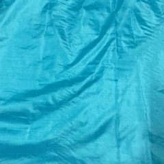 Sky Blue Colour Pure Silk Fabric