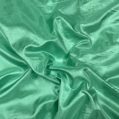 Green Colour Pure Silk Fabric