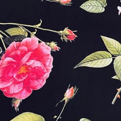 Multi Colour Georgette Printed Fabric