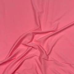 Pink Colour Moss Crepe Fabric (N128)
