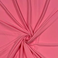 Pink Colour Moss Crepe Fabric (N128)