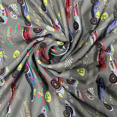 Multi Colour Swiss Cotton Printed Fabric