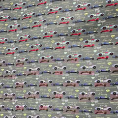 Multi Colour Swiss Cotton Printed Fabric