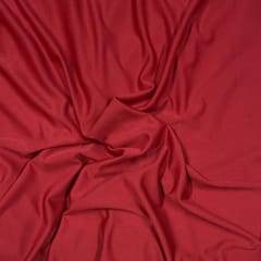 Red Colour Crepe Scuba Fabric (N25)
