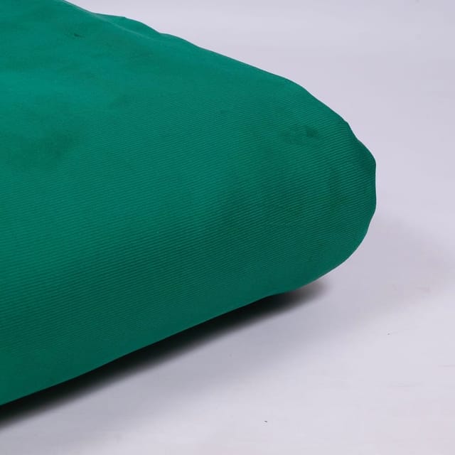Green Colour Corduroy Lycra fabric