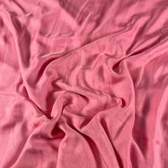 Baby Pink Colour Flat Chiffon Fabric (N128)
