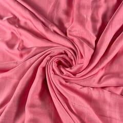 Baby Pink Colour Flat Chiffon Fabric (N128)