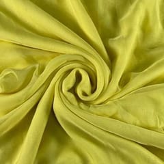Light Yellow Colour Flat Chiffon Fabric