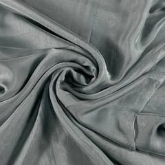 Grey Colour Flat Chiffon Fabric
