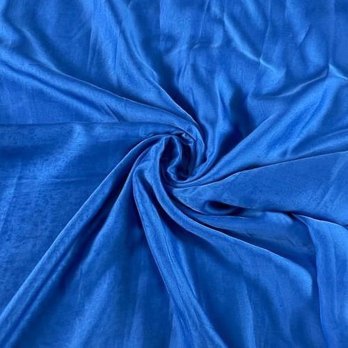 Blue Colour Flat Chiffon Fabric (N350)