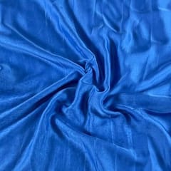 Blue Colour Flat Chiffon Fabric (N350)
