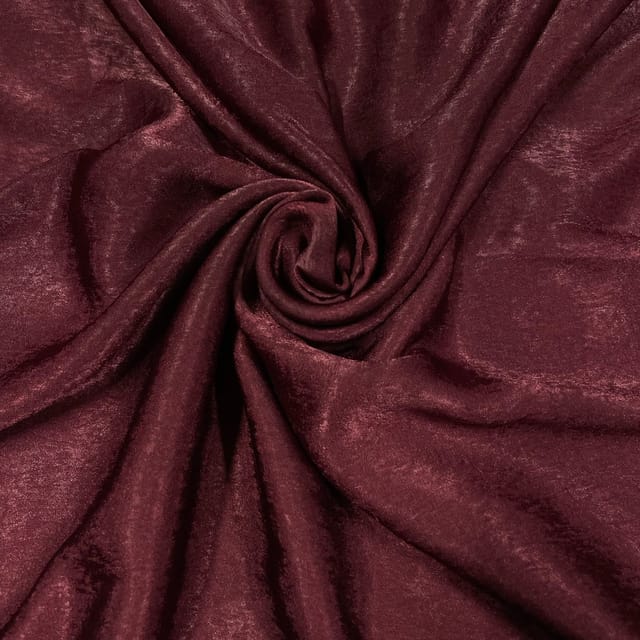 Wine Colour Sandwash Fabric (N147D)