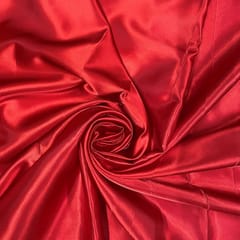 Red Colour Acetate Satin Fabric