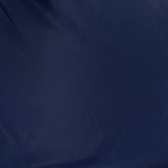 Blue and Black Colour Reversible Acetate Satin Fabric