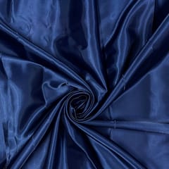 Navy Blue Colour Acetate Satin Fabric