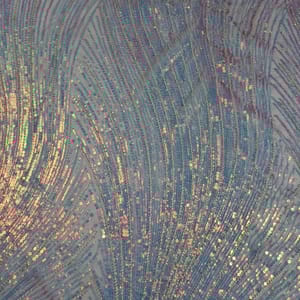 Multi Colour Rainbow Sequins Embroidered Fabric