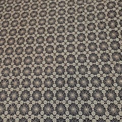 Gold Colour Cut Work Lace Fabric