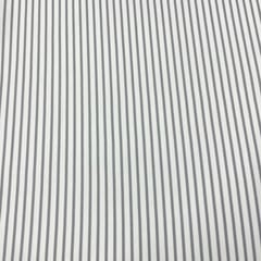White Colour Zara Lycra Stripes Fabric
