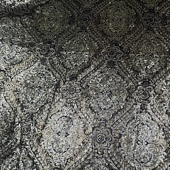 Gold Colour Imported Sequins Fabric