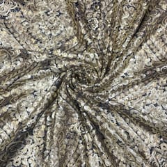 Gold Colour Imported Sequins Fabric