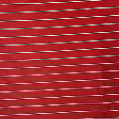 Rust Colour Mettalic Lycra Stripes Fabric