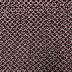 Pink Colour Net Embroidered Fabric
