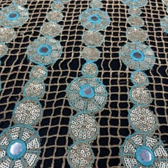 Blue Colour Imported Fabric