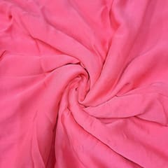 Rose Pink Colour Georgette Fabric (N129)